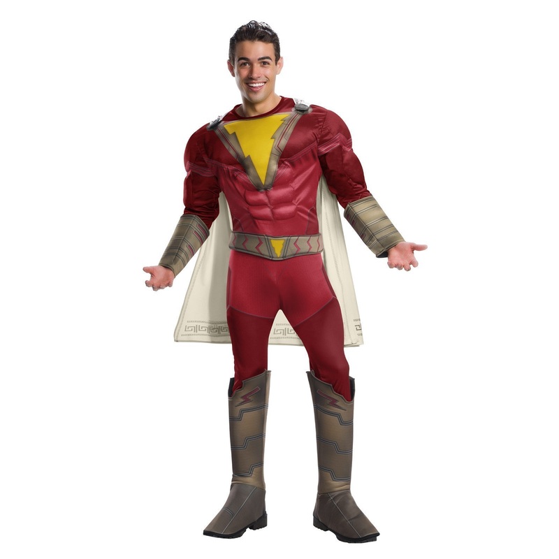 Shazam Deluxe Costume for Adults - Shazam! Standard
