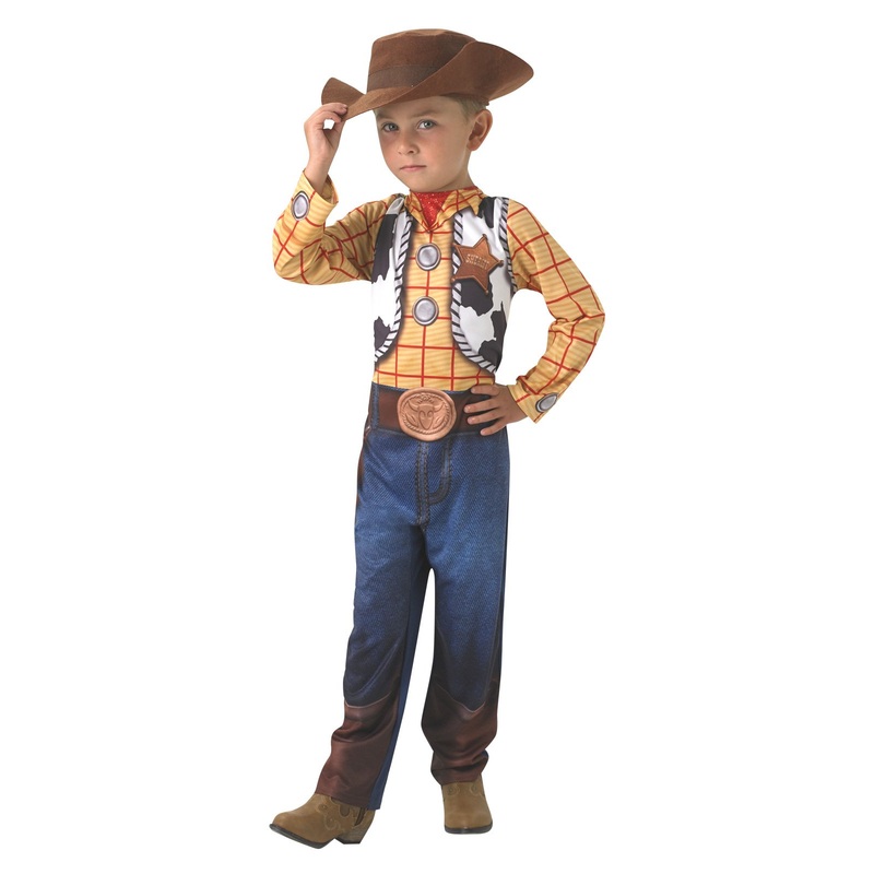 Woody Costume for Kids - Disney Toy Story Small (3-5 Yrs)