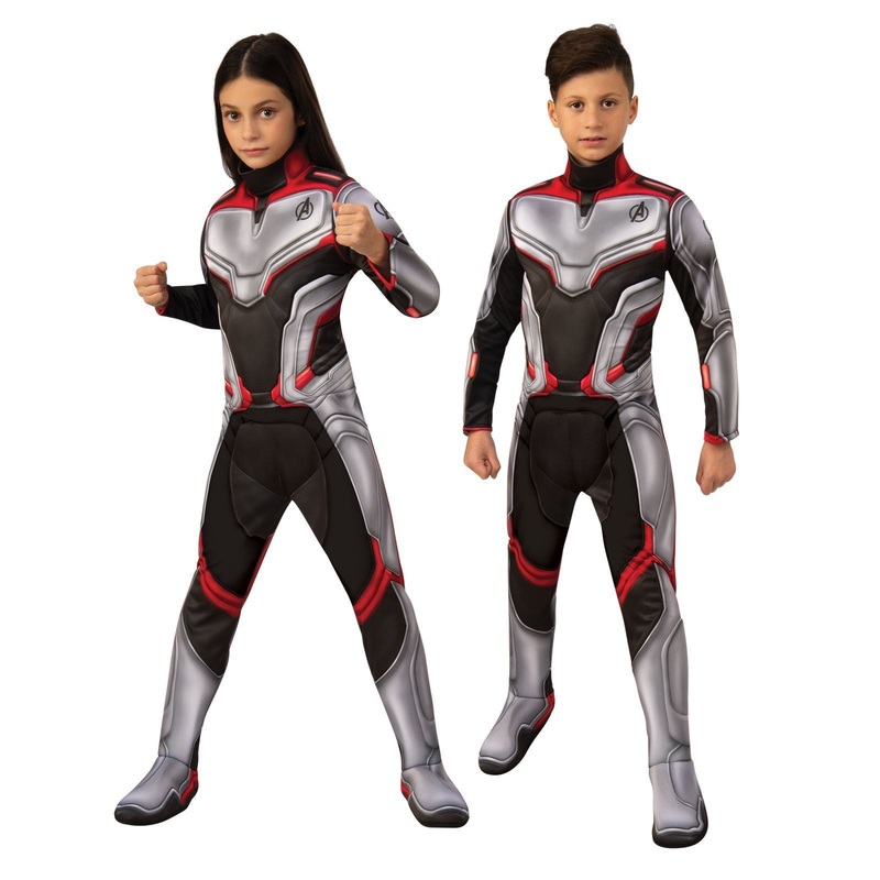 Avengers Deluxe Team Suit Costume for Kids - Marvel Avengers: Endgame Medium (5-7 Yrs)