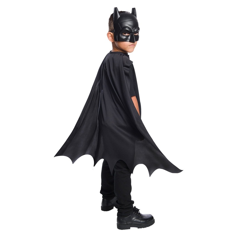 Batman Cape & Mask Set for Kids - DC Comics One Size