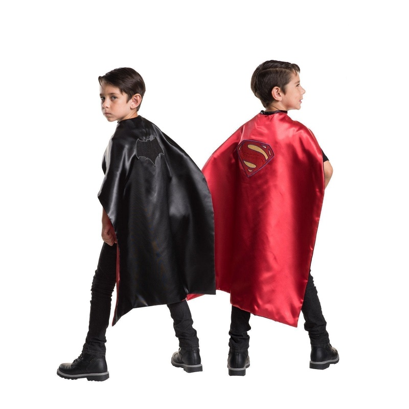Batman To Superman REVERSIBLE Cape for Kids - DC Comics One Size