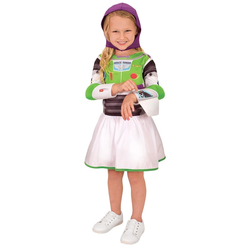 Buzz Lightyear Dress Costume for Kids - Disney Pixar Toy Story 4 Small (3-5 Yrs)