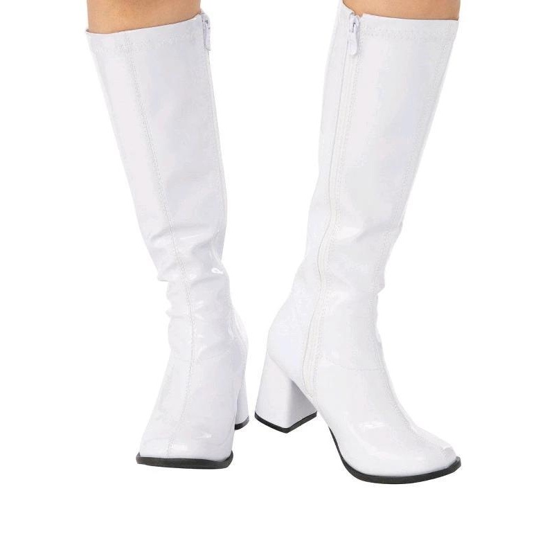 Go Go White Boots for Adults 10 US