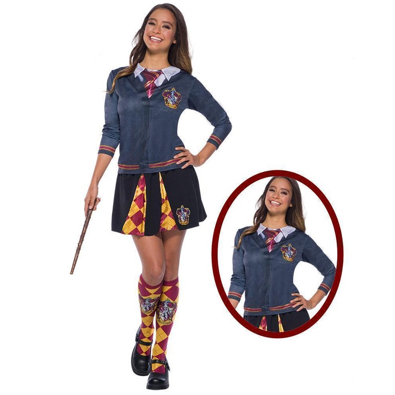 Gryffindor Costume Top for Teens & Adults - Harry Potter Small