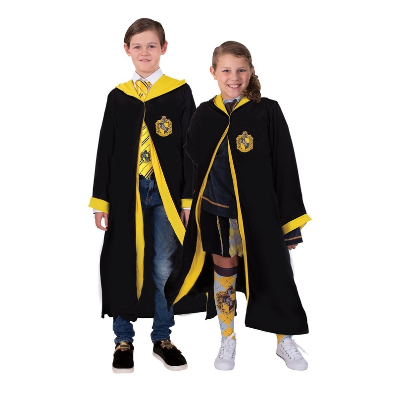 Hufflepuff Robe For Kids - Harry Potter Medium (6+ Yrs)