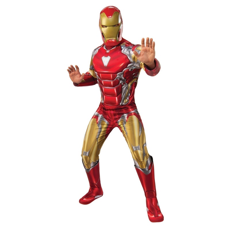 Iron Man Deluxe Costume for Adults - Marvel Avengers Standard
