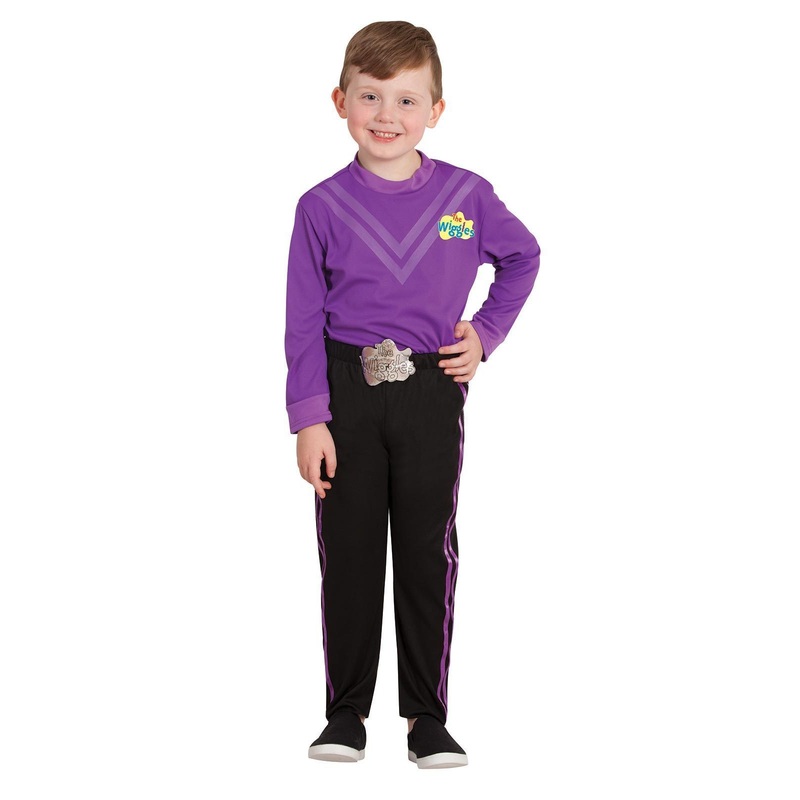 Purple Lachy Wiggle Deluxe Costume for Kids - The Wiggles Toddler (18-36 Mths)