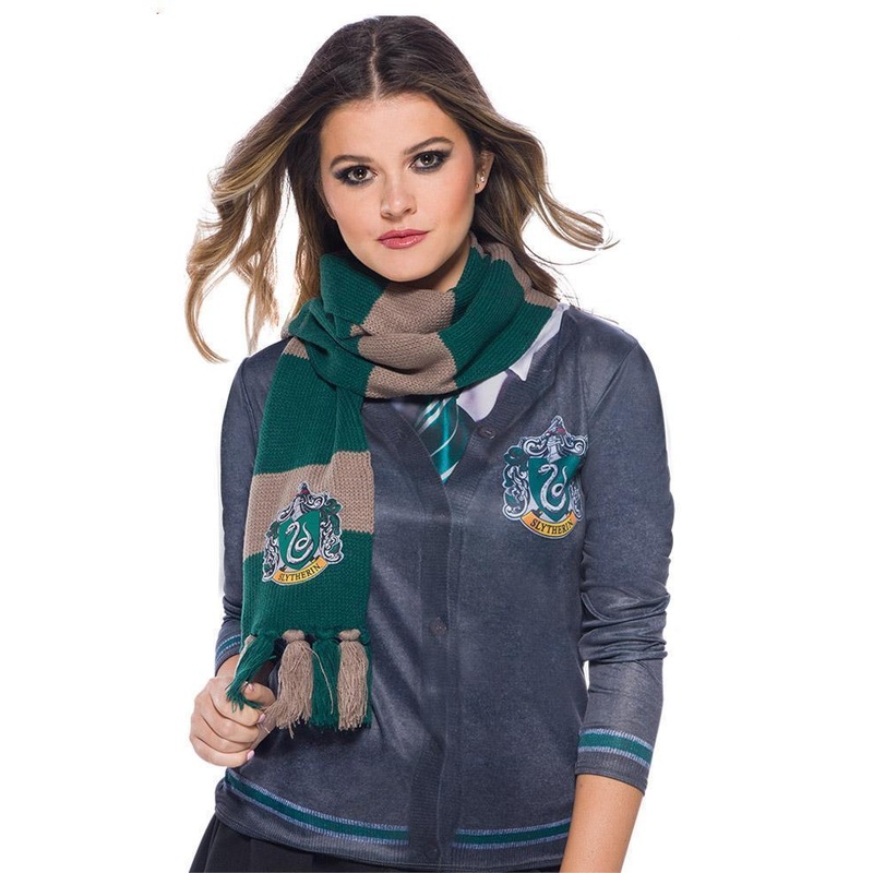 Slytherin Deluxe Scarf for Kids and Adults - Harry Potter