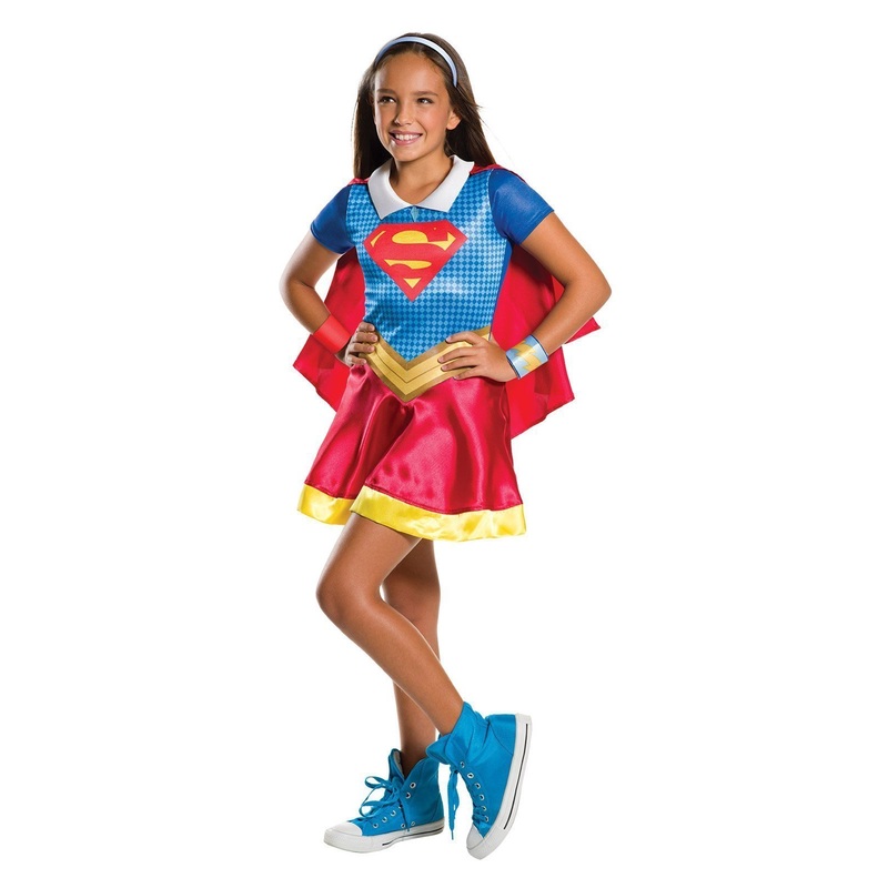 Supergirl Classic Costume for Kids - DC Super Hero Girls Large (9-12 Yrs)