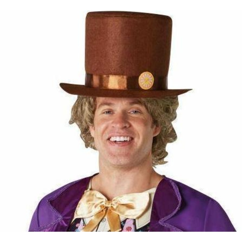 Willy Wonka Wig for Adults - Charlie and the Chocolate Factory One Size