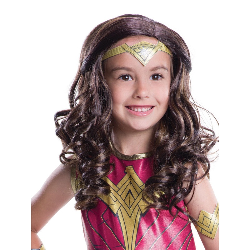 Wonder Woman Wig for Kids - Justice League
