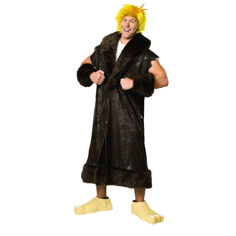Barney Rubble Deluxe Costume for Adults - The Flintstones Standard