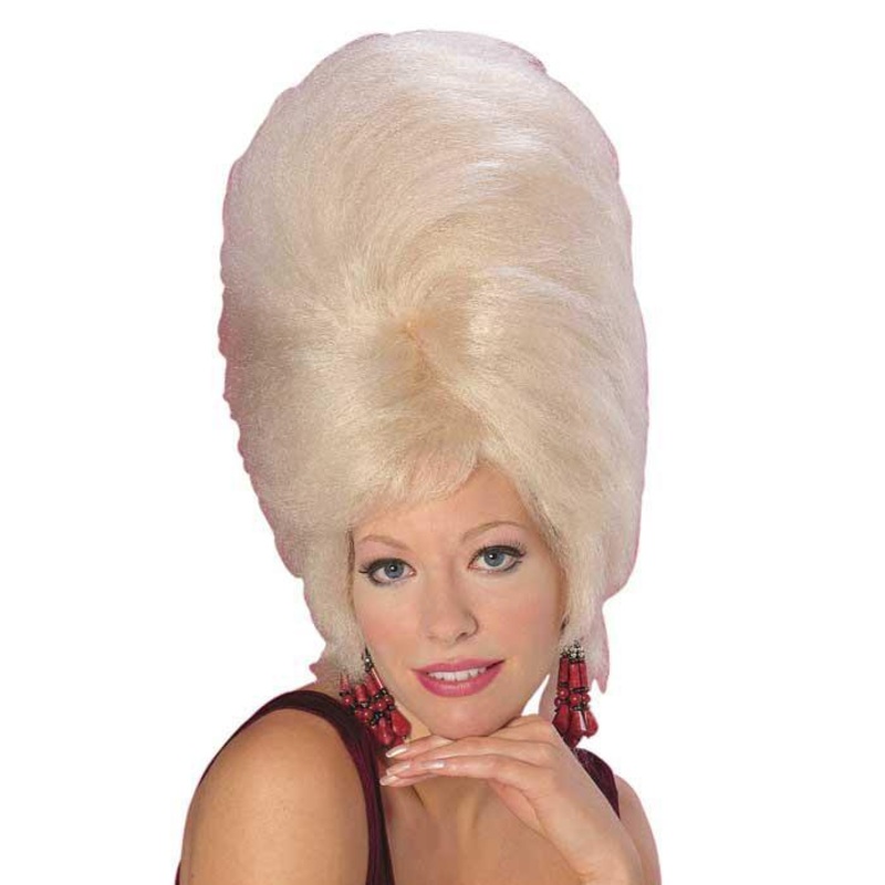 Beehive Blonde Wig for Adults