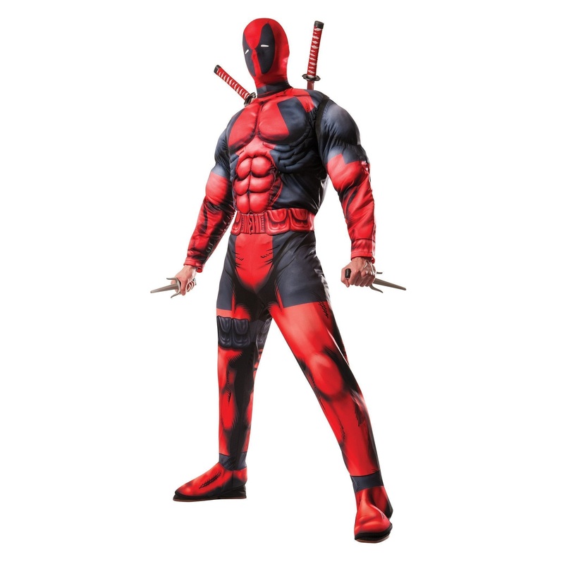 Deadpool Deluxe Costume for Adults - Marvel Deadpool Extra Small