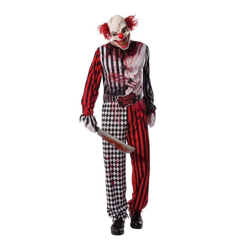 Evil Clown Costume for Adults Standard