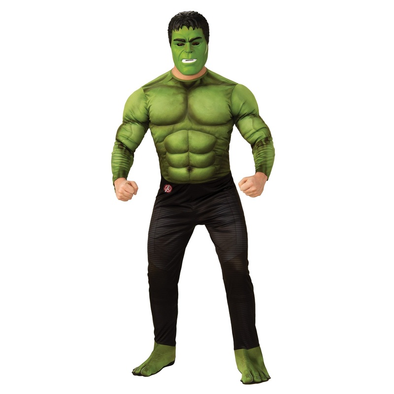 Hulk Deluxe Costume for Adults - Marvel Avengers Endgame Standard