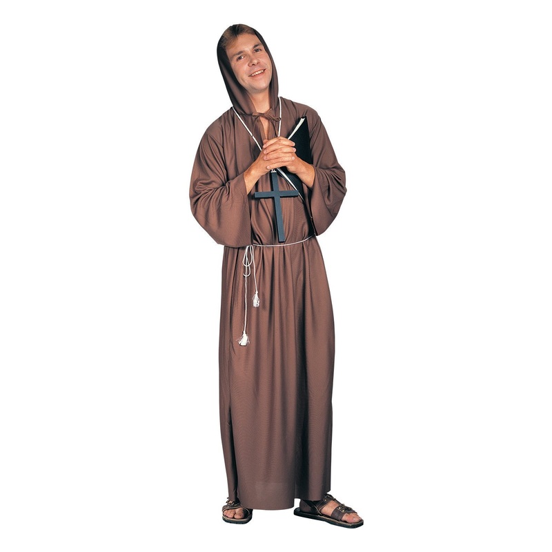 Monk Robe Costume for Adults Standard