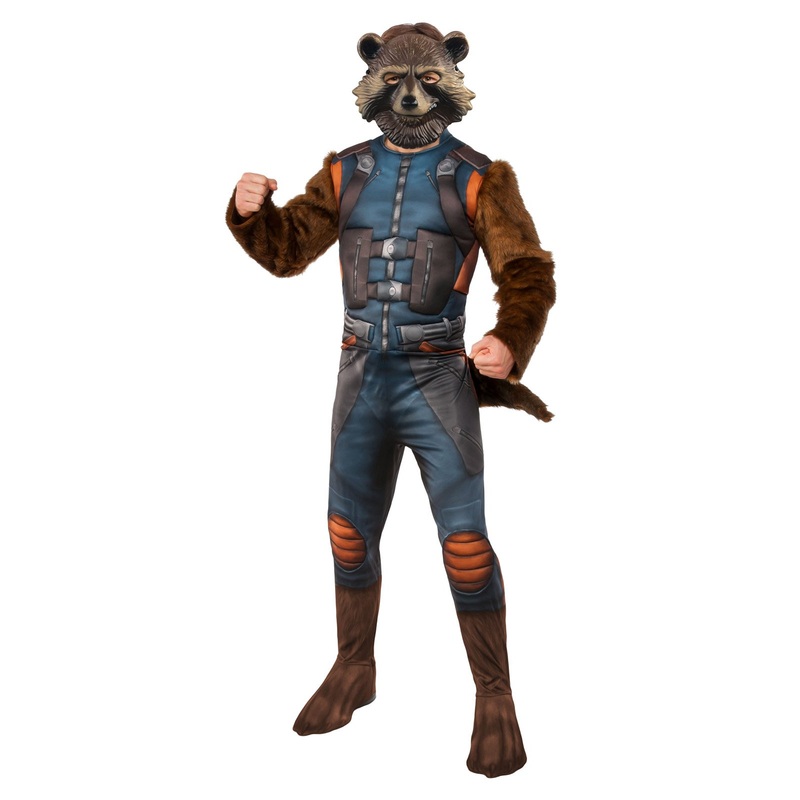 Rocket Raccoon Deluxe Costume for Adults - Marvel Avengers Endgame Standard