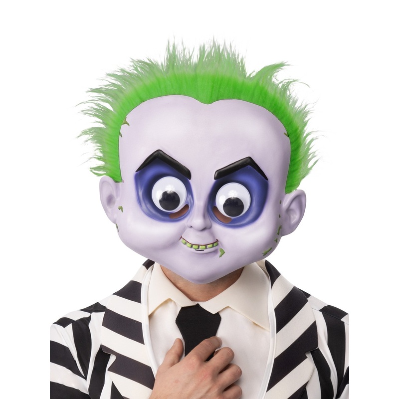 Beetlejuice Googly Eyes Mask for Adults - Beetlejuice