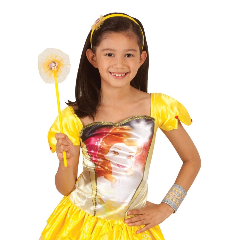 Belle Princess Top for Kids - Disney Beauty and the Beast Small (3-5 Yrs)