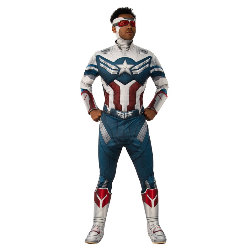 Captain America Costume for Adults - Marvel Falcon and the Winter Soldier Standard