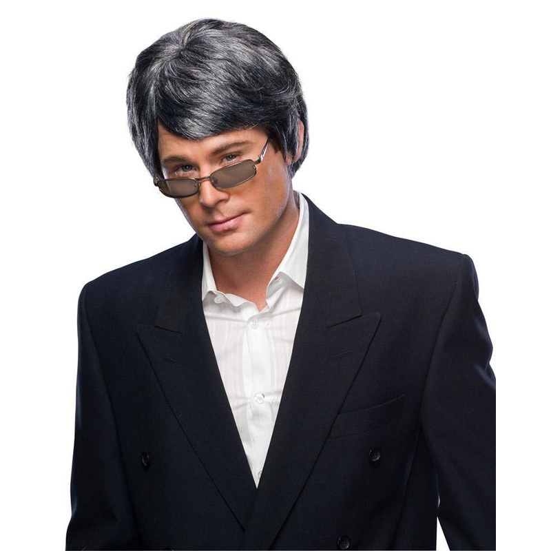 Grey Short Wig for Adults