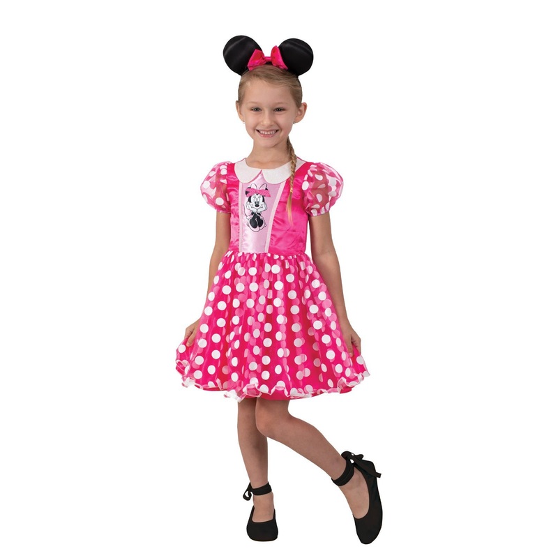 Minnie Mouse Pink Deluxe Costume for Toddlers & Kids - Disney Mickey Mouse Toddler (18-36 Mths)