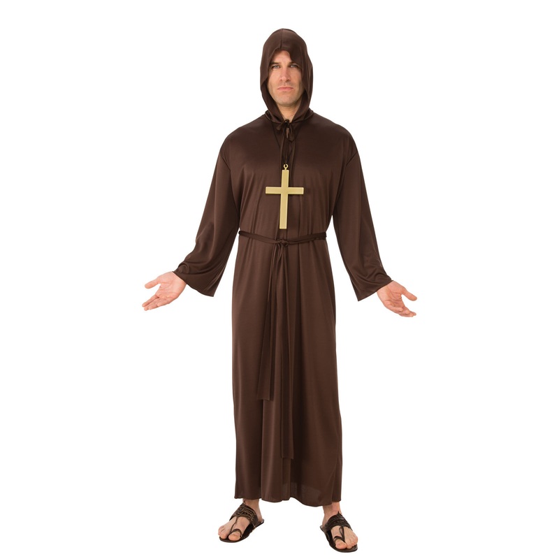 Monk Costume for Adults Large