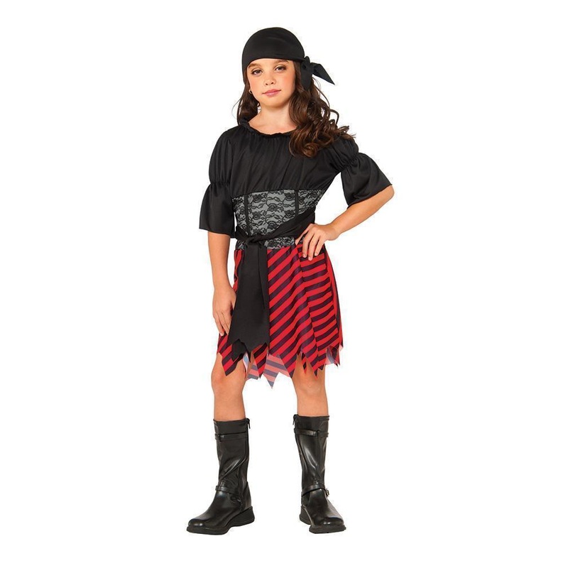 Pirate Red Costume for Kids & Tweens Small (3-5 Yrs)