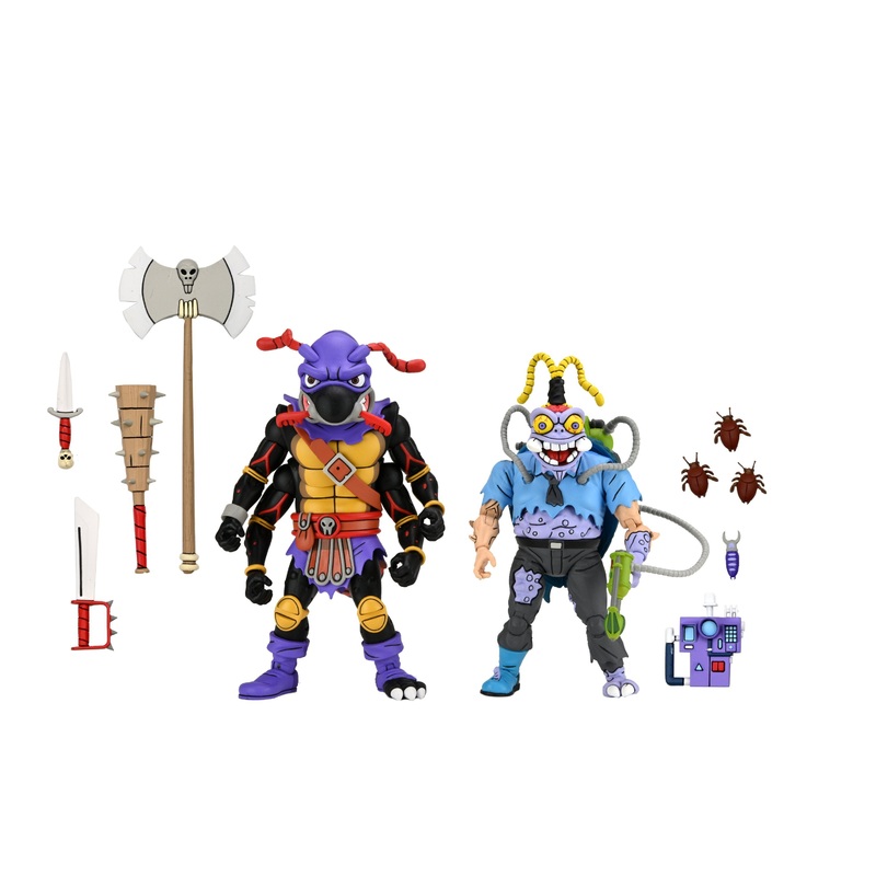 Antrax & Scumbug 2-pack - 7" Scale Action Figures - Teenage Mutant Ninja Turtles (Cartoon) - NECA Collectibles