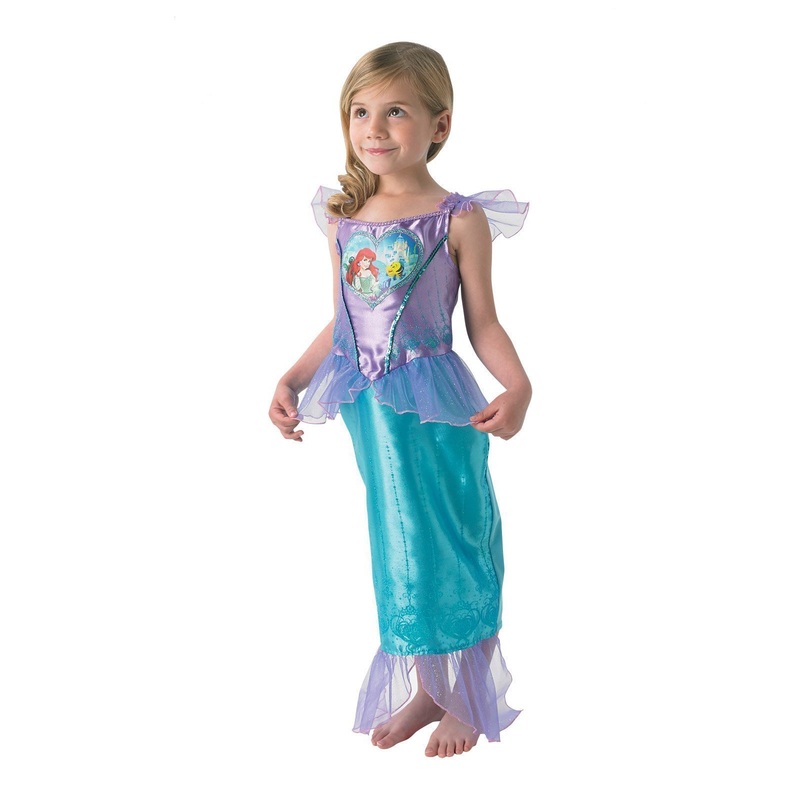 Ariel Loveheart Costume for Kids - Disney The Little Mermaid Small (3-5 Yrs)