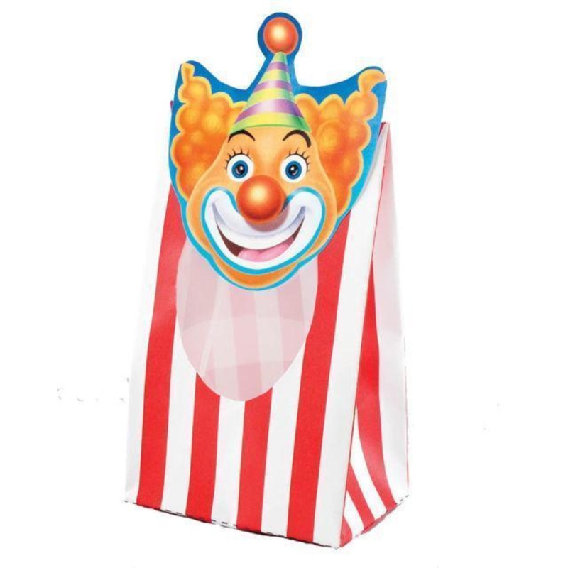 Big Top Birthday Treat Bag - Pack of 8