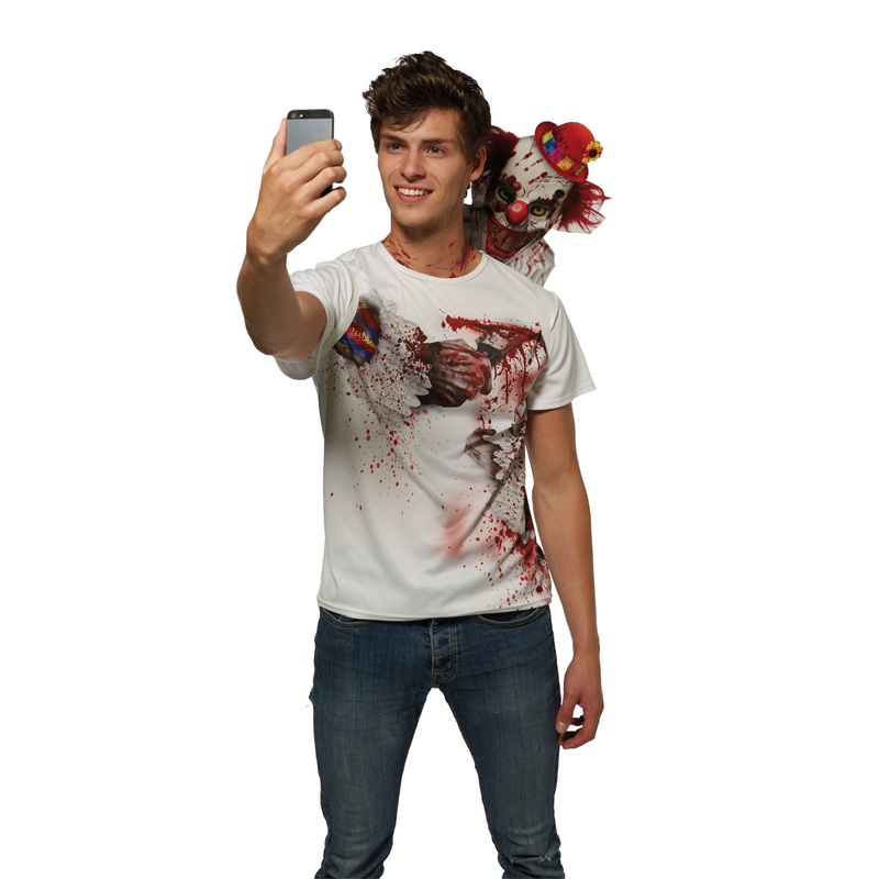 Clown Selfie Shocker Costume for Adults