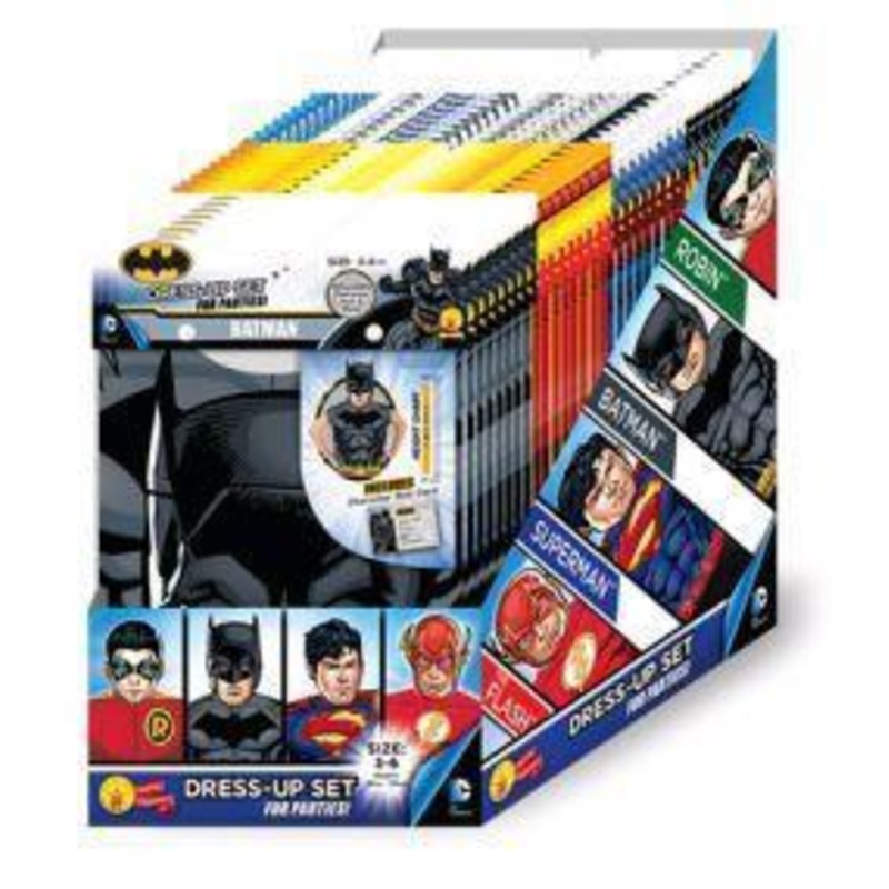 DC Comics Boys Partytime Dress Ups Asst 32 Pack - DC Comics
