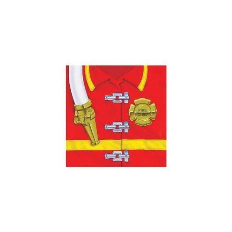 Firefighter Beverage Napkins - 8pk