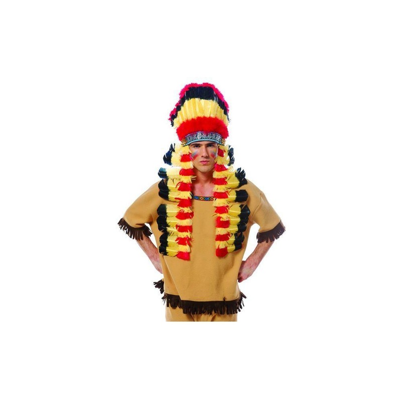 Indian Deluxe Feather Headdress