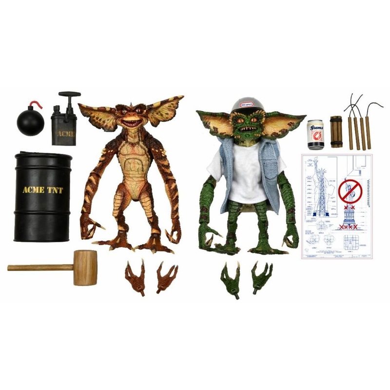 Ultimate Demolition - 7 Gremlin Action Figures - Gremlins 2: The New Batch - NECA Collectibles