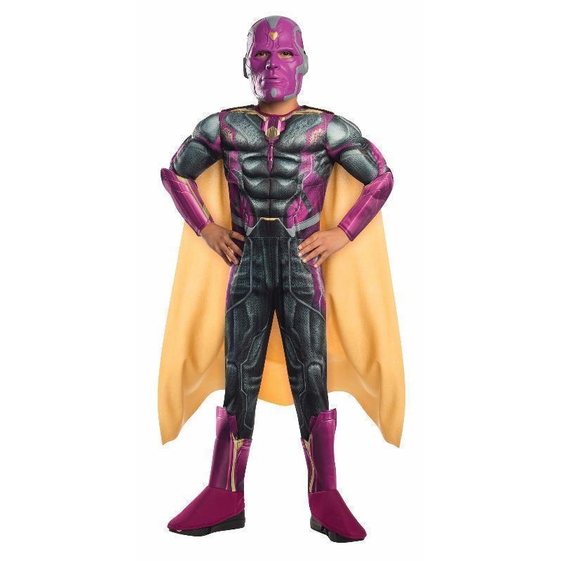 Vision Deluxe Costume for Kids - Marvel Avengers: Infinity War Medium (6-8 Yrs)