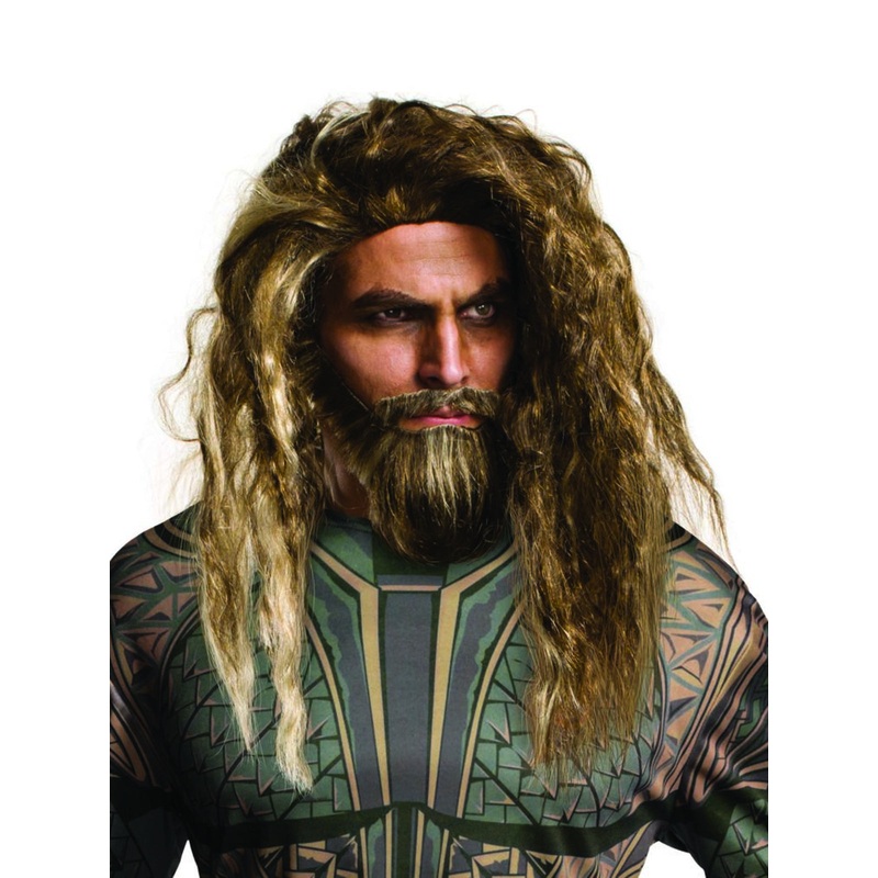 Aquaman Beard and Wig Set for Adults - Aquaman