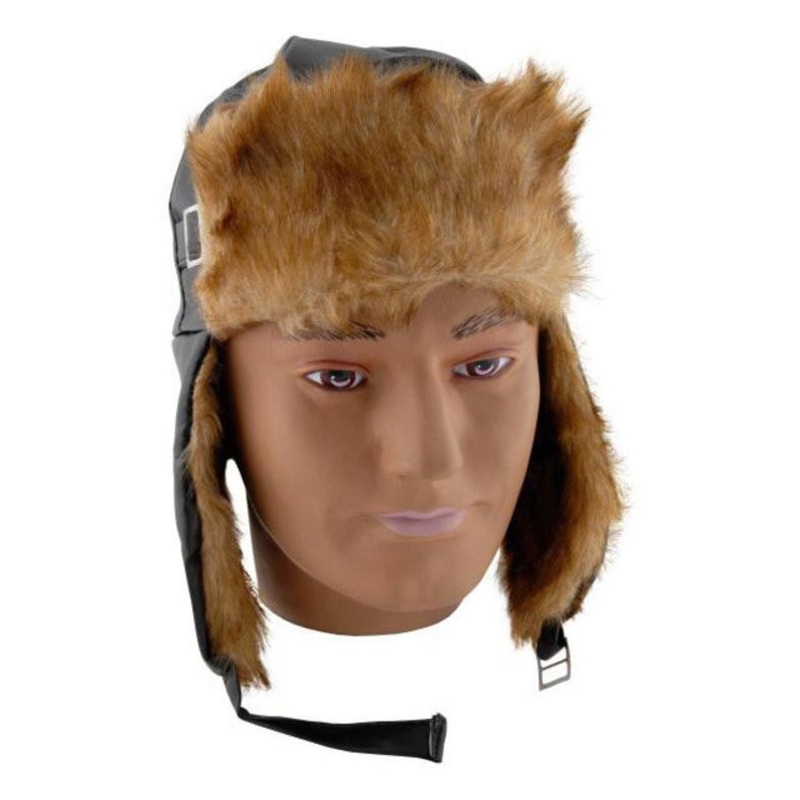 Aviator Hat With Faux Fur for Adults Adult Size