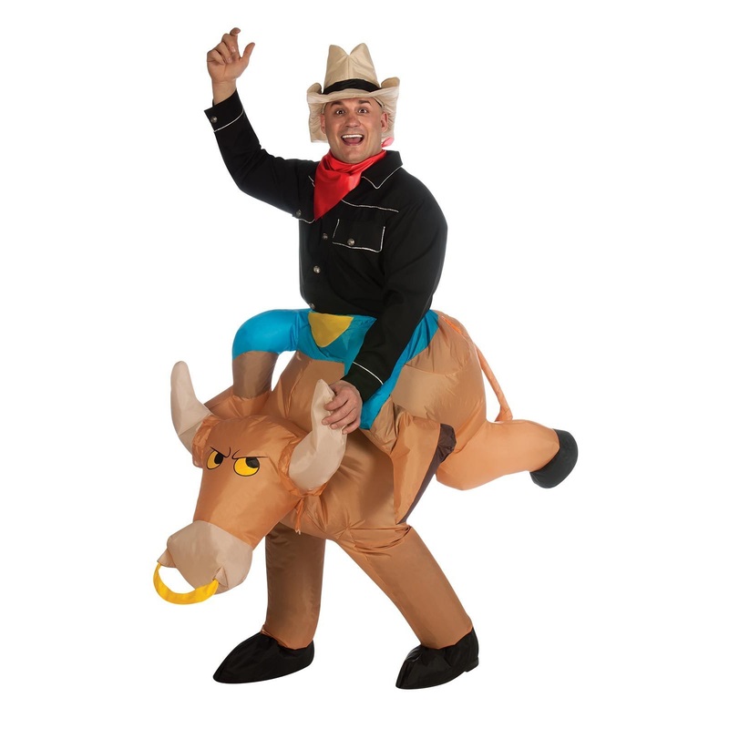 Bull Rider Inflatable Costume for Adults