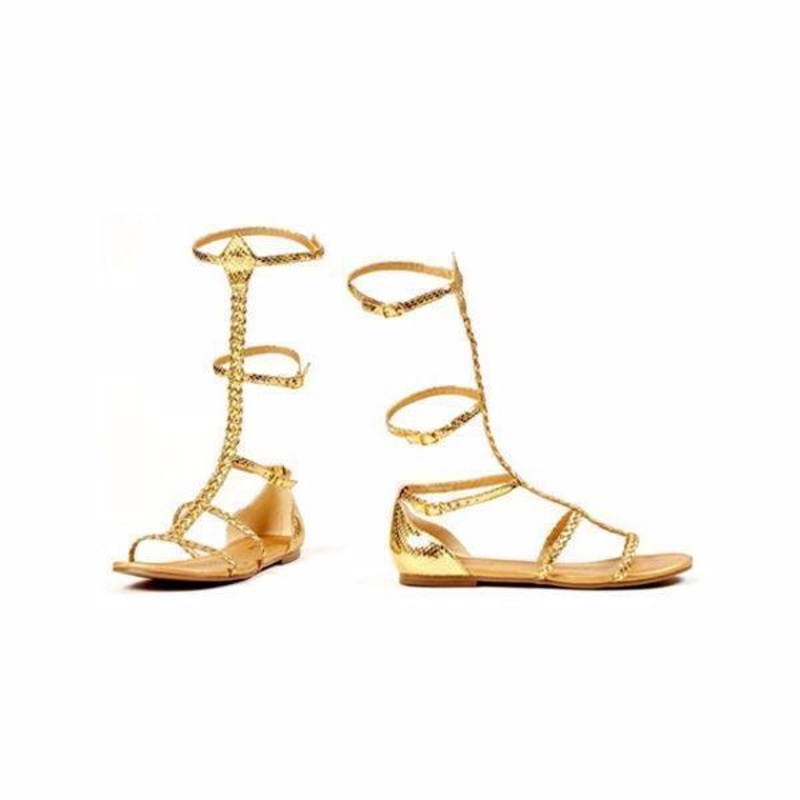 Egyptian Gold Sandals for Adults 6 US