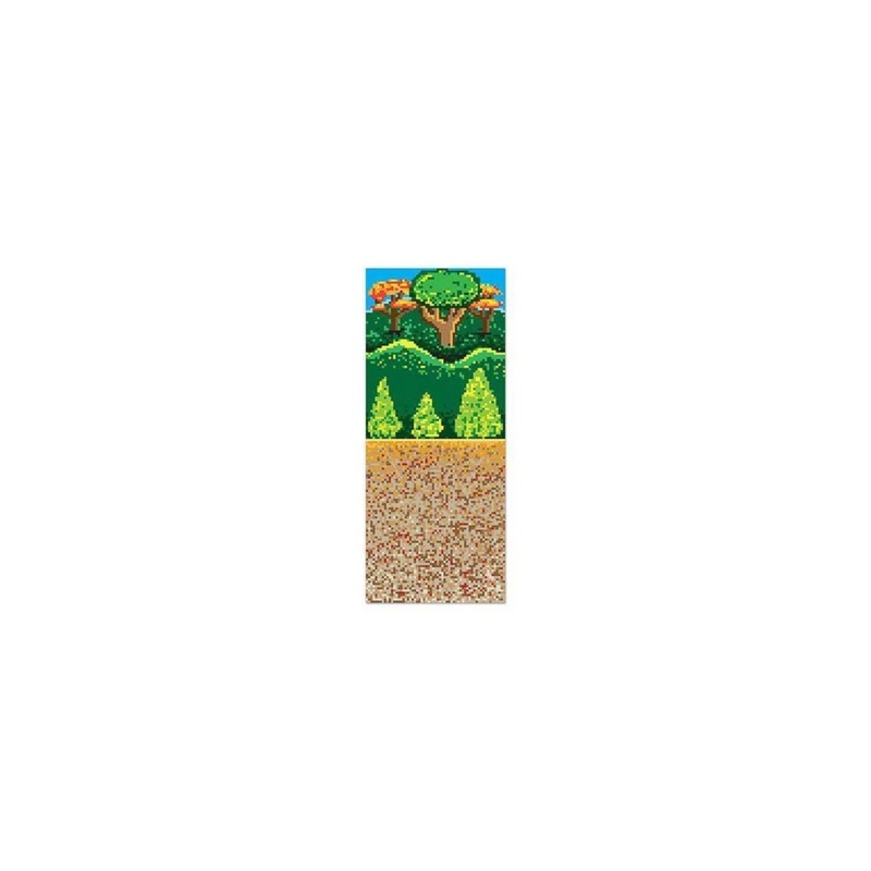 Forest 8-bit Backdrop Wall Decoration