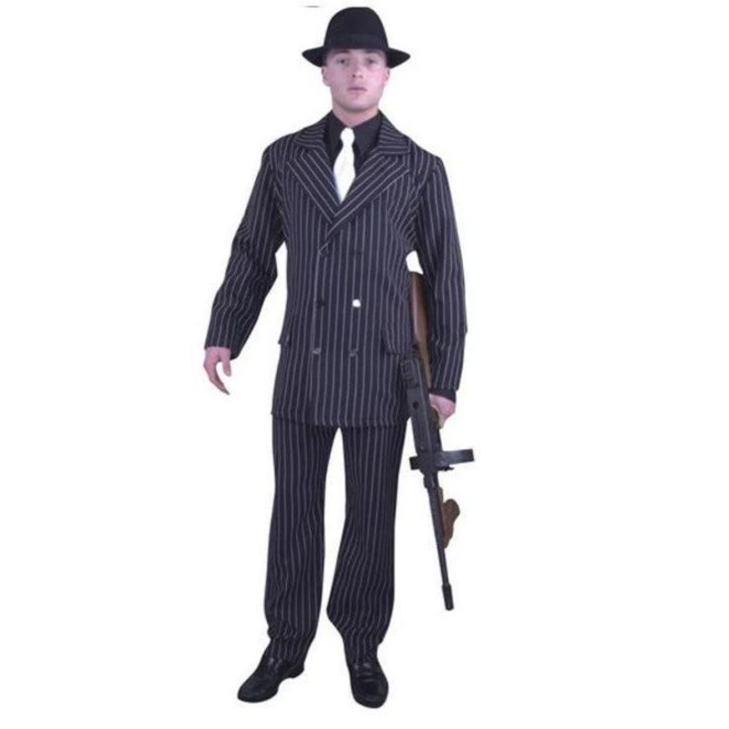 Gangster Double Breasted Suit Costume for Adults Large