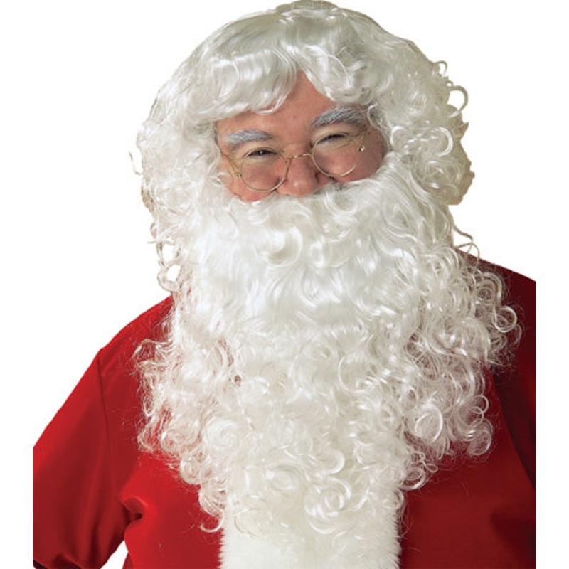 Santa Beard and Wig Set for Adults
