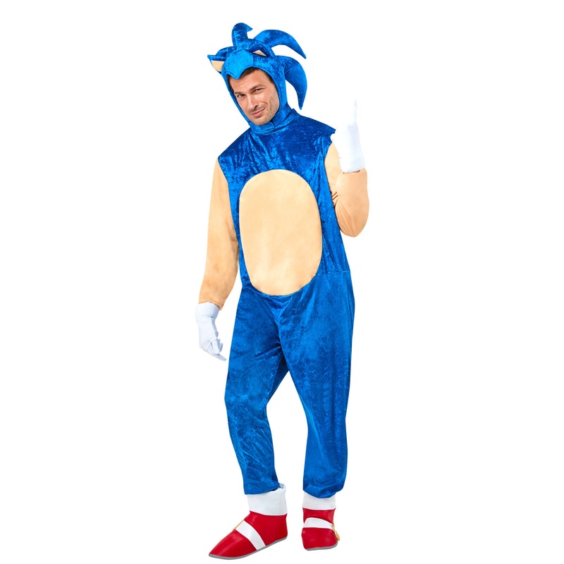 Sonic the Hedgehog Costume for Adults - Sonic the Hedgehog Small