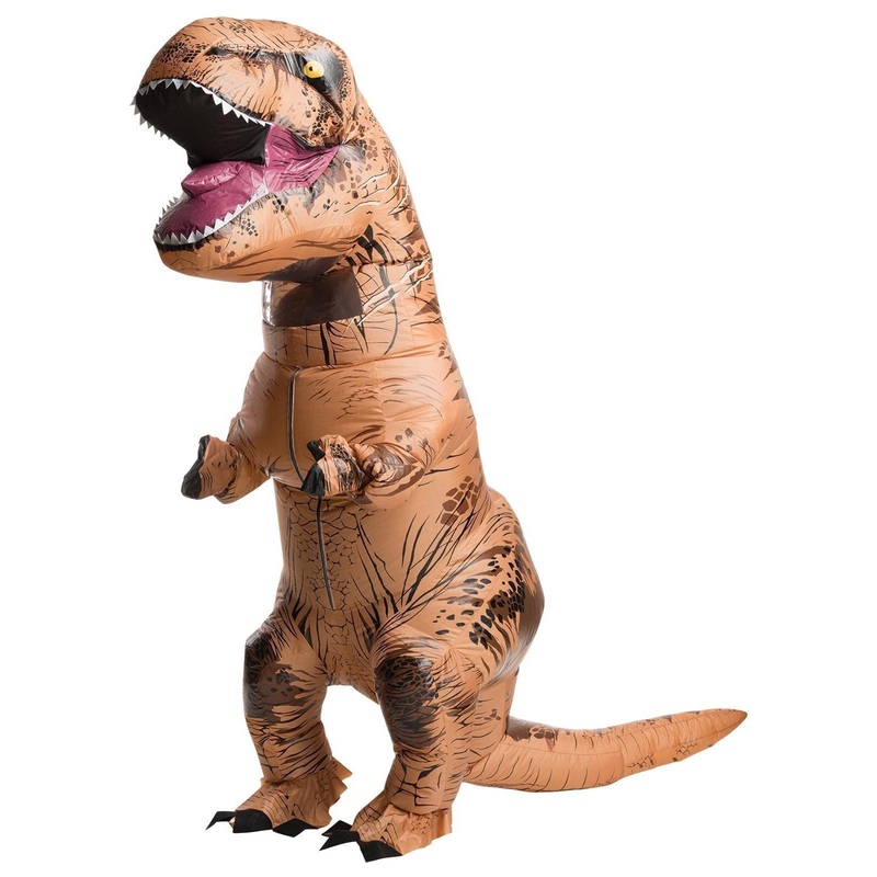 T-Rex Inflatable with Sound Costume for Adults - Jurassic World Standard