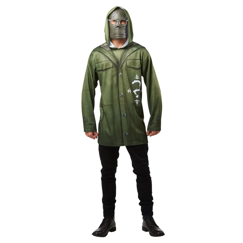 The Riddler Costume Top for Adults - The Batman Large