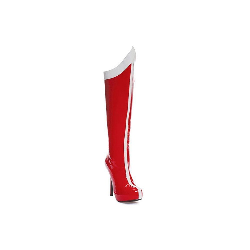 Wonderwoman Red and White Superhero Boots for Adults 7 US