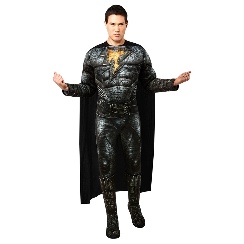 Black Adam Deluxe Costume for Adults - DC Comics Black Adam Medium